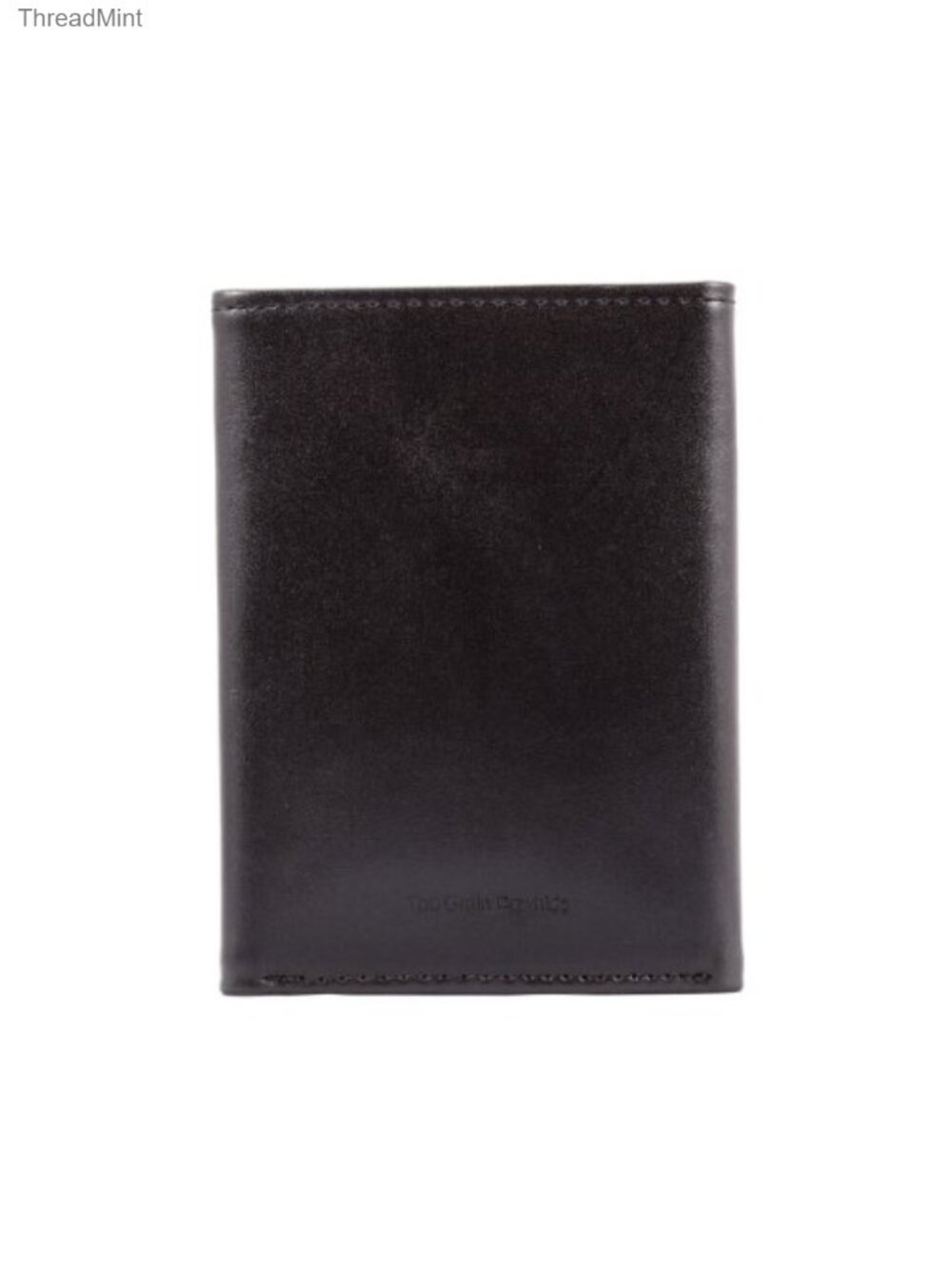 Tri-Fold Leather Slim Wallet Holds 25 Cards